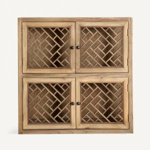 Vitrina madera de olmo colonial Melnik