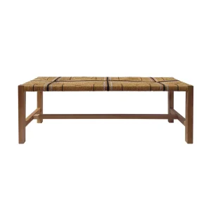 Banqueta en Madera de Teca y Ratán Korea