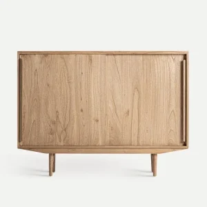 Aparador moderno en madera mindi (150x110 cm) Nyry