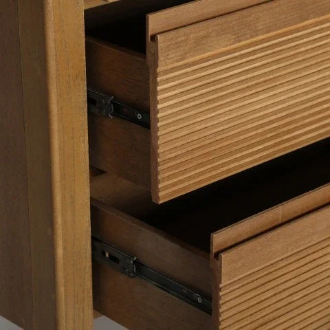 Cómoda de madera DM estriada Copenhague - Imagen 3