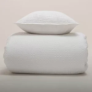 Juego Funda Nórdica + Fundas Almohada TANA blanco