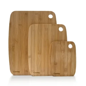 Juego de tablas de cortar de bambú – 3 Piezas