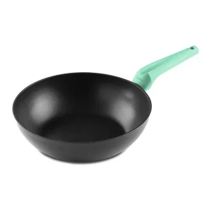 Wok Castey Aquamarine de Aluminio Forjado con Antiadherente libre PFOA